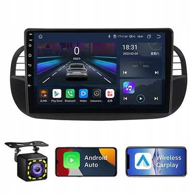 FIAT 500 2007-2014 РАДИО ANDROID LTE GPS 8GB 128GB