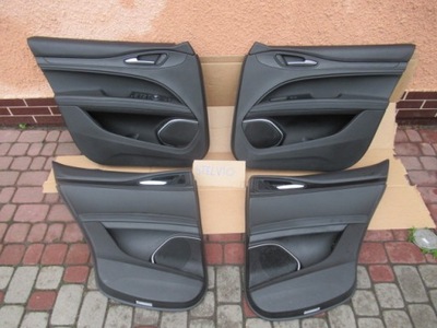 Alfa romeo stelvio обивка обшивка дверь левая задняя фото №1