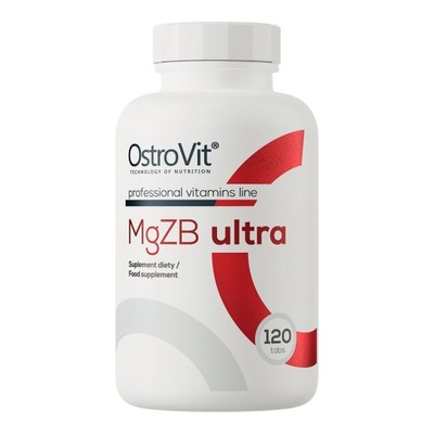 OstroVit MgZB Ultra 120 tabs ZMA Horčík Zinok Vitamín B6