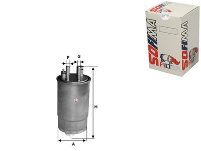 Фильтр топлива fiat qubo 1.3 d multijet 225 фото №1