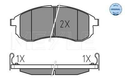 PADS BRAKE MITSUBISHI P. L200 96-07 FROM C  