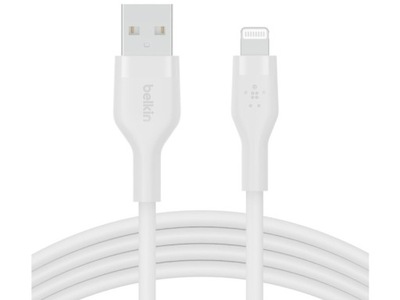 Kabel USB - Lightning BELKIN Silicone 1 m Biały