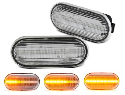 FORD FOCUS 2 ПОВОРОТНИКИ LED (СВІТЛОДІОД) DYNAMIC WHITE