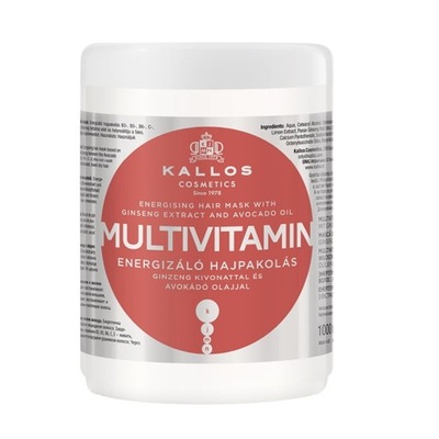 Kallos Multivitamin Energising Hair Mask With Gins