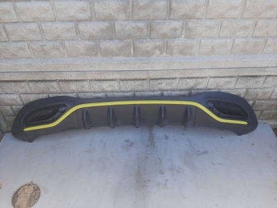 Mercedes a klasa a 177 amg накладка диффузор бампера задняя фото №1