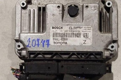 Бортовий комп'ютер двигуна ecu toyota yaris _p9_ 896610db60 2007 фото №1