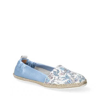 Arturo Vicci Espadryle niebieskie w kwiaty 36