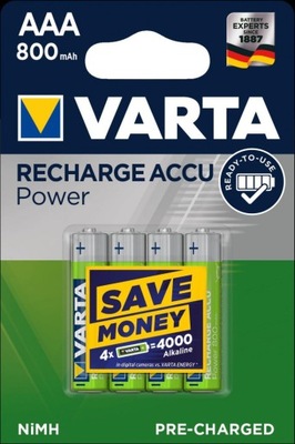 VARTA BATERIE Akumulatorki VARTA Longlife Accu 800