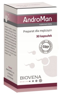 AndroMan - poprawia jakość męskiego nasienia 30 kapsułek