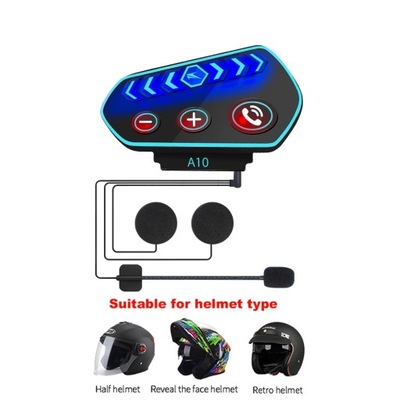 A10 COMPLET SLUCHAWKOWY BLUETOOTH CASQUE SLUCHAWKI MOTOCYCLE 2600MAH ~12567 - milautoparts-fr.ukrlive.com