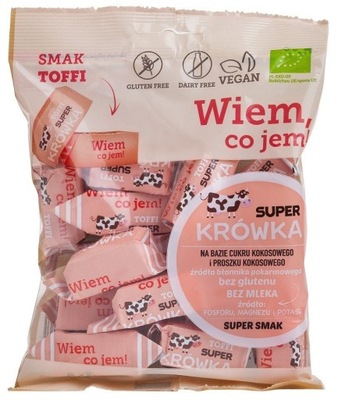 KRÓWKI O SMAKU TOFFI BEZMLECZNE BEZGLUTENOWE BIO 150 g - ME GUSTO (SUPER KR