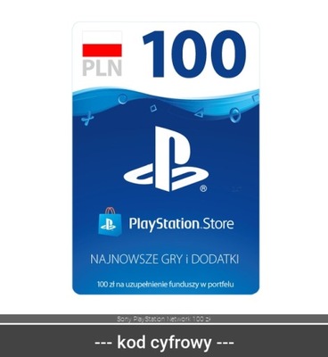 Sony PlayStation Network 100 zł