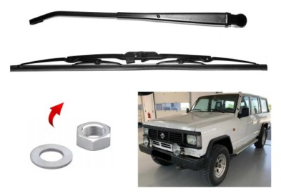 Важіль + двірник перед ліва праве nissan patrol [260] 1989-2005r фото №1