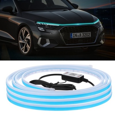 JUOSTA OSWIETLENIOWA VARIKLIŲ DANGČIAI VARIKLIO US RUNNING CAR MASK LED 