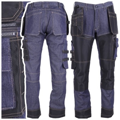 JEANSOWE SPODNIE ROBOCZE JEANS LAHTI PRO r. S