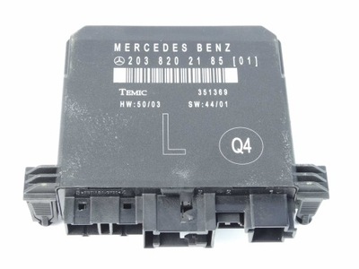 MERCEDES C CLASE W203 MÓDULO DE PUERTA IZQUIERDO PARTE TRASERA A2038202185  