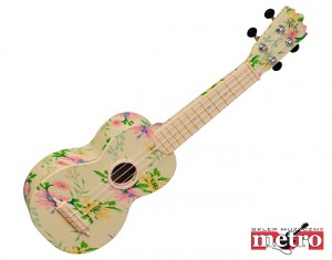 Ukulele Sopranowe Ever Play WU 21 F3 WH+POKROWIEC