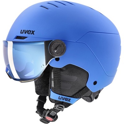 uvex rocket jr visor młodzieżowy kask narciarski snowboard wygodny 54-58cm