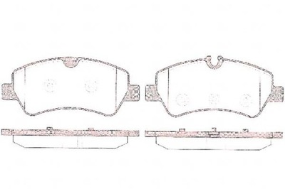 Roadhouse гальмівні колодки гальмівні ford tourneo custom 2.2 фото №1