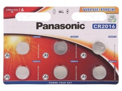 Bateria litowa PANASONIC 3V CR 2016
