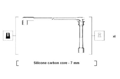 ПРОВОДА ЗАЖИГАНИЯ HYUNDAI MAGNETI MARELLI