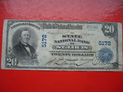 20 dolarów 1902 Rzadki