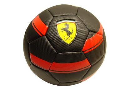 Nowa Kolekcjonerska oryginalna Piłka Nożna Ferrari rozmiar 5 czarna