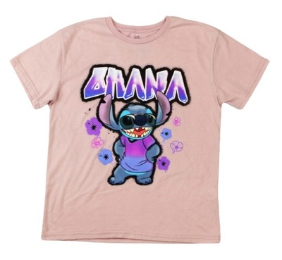 DISNEY Lilo and Stitch Koszulka T-shirt r.M Kwiaty