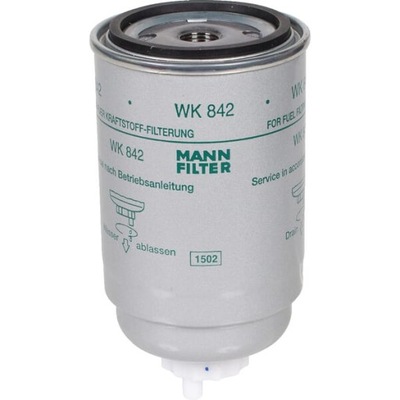 FILTER FUEL MANN WK842 CASE DEUTZ 01174391  