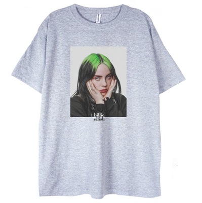 T-shirt Billie Eilish szara koszulka 146 152