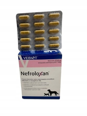 Vebiot Nefroloxan 30 tabletek - połowa opakowania