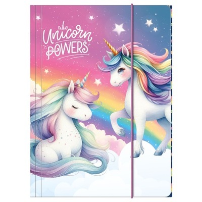 Teczka z gumką A4 Jednrożec 16 Derform