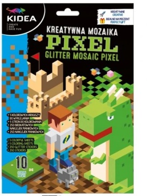 KREATYWNA MOZAIKA i KOLOROWANKA dla fana MINECRAFT