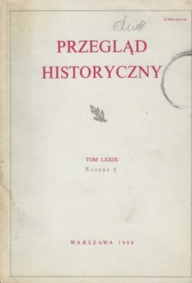 Przegląd historyczny, tom LXXIX, zeszyt 2