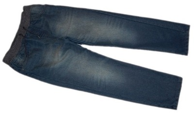 F&F - SPODNIE JEANS_140 pas guma