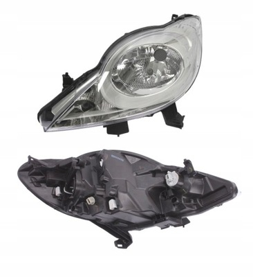 Фара лампа левый peugeot 107 12-14 фото №1