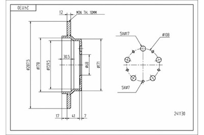 HART DISCOS DE FRENADO 2SZT. PARTE TRASERA VOLVO S80 98- MALOWANE  