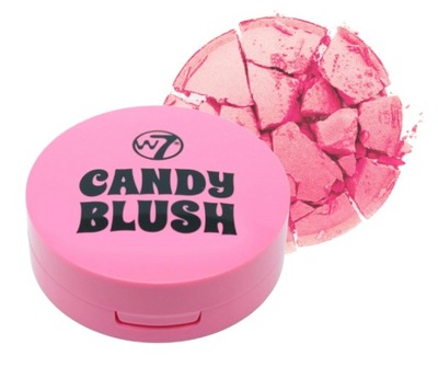 W7 CANDY BLUSH Róż do policzków wypiekany Nr ANGEL DUST 6 g