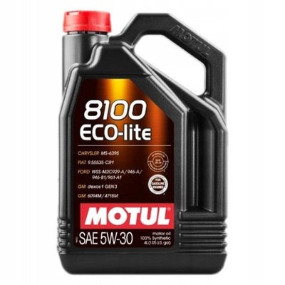 ACEITE MOTUL 8100 ECO-LITE 5W-30 DEXOS1 GEN3 4L  