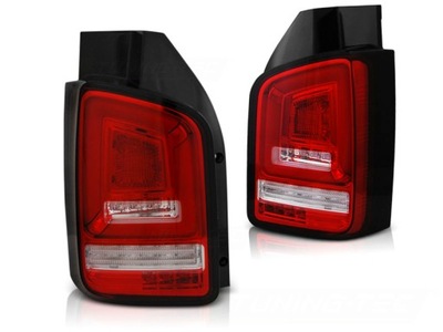 FAROS DIODOWE VW T5 03-09 RED WHITE COMPLETO DIODO LUMINOSO LED DTS  