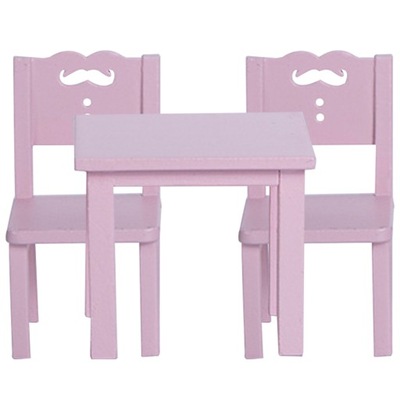 Stół i krzesła do domku dla lalek dla dzieci
