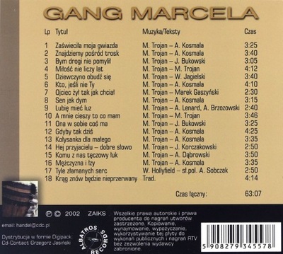 Greatest Hits- Gang Marcela CD