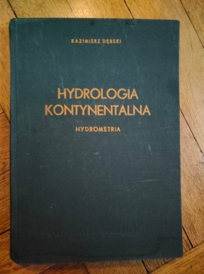 Hydrologia kontynentalna - Hydrometria - Kazimierz Dębski