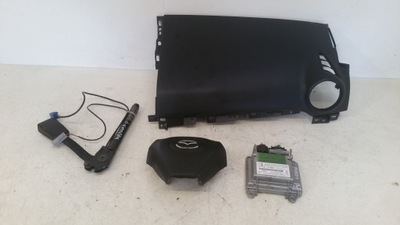 Подушки безпеки датчик натягувач kpl mazda 3 фото №1