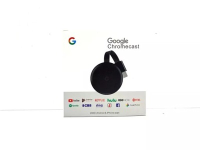 GOOGLE CHROMECAST ODTWARZACZ MULTIMEDIALNY