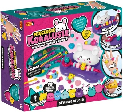 MIĘCIUSIE KORALUSIE EPEE ZESTAW DO ROBIENIA BIŻUTERI