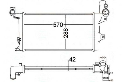 Behr hella радіатор wody фото №1