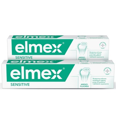 elmex SENSITIVE Pasta do zębów wrażliwych 2x75 ml