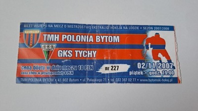 POLONIA BYTOM - GKS TYCHY 02-11-2007 - HOKEJ