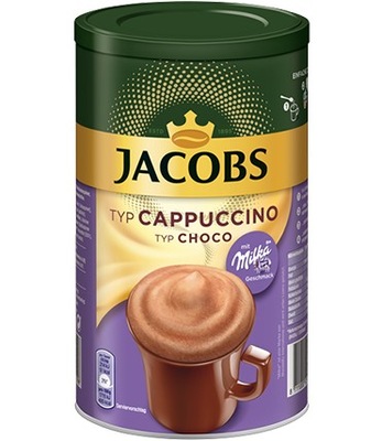 Import z NIEMIEC Jacobs Cappucino Czekoladowe Puszka 500 g